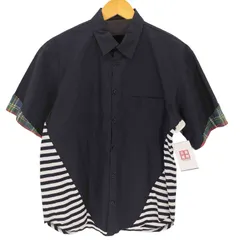 フェノメノン PHENOMENON ボーダー切替S/Sシャツ メンズ JPN：M のサムネイル