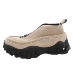 アレキサンダーマックイーン ALEXANDER MCQUEEN McQ タグ付き シューズ スニーカー スエード ジップアップ Vibramソール ローカット 41 ベージュ /FF ■GY18