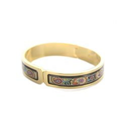 ☆新品同様☆MICHAELA FREY WIEN☆七宝焼☆24金メッキ☆バングル