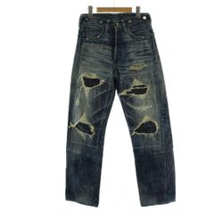 AD2002 コムデギャルソンオム シルバーペイント デニムパンツ 田中オム