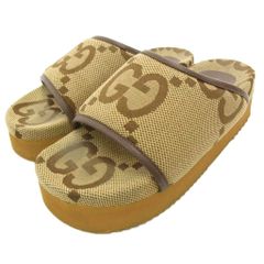 GUCCI グッチ GGパターン ピンク 厚底サンダル - メルカリ