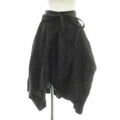 ヴィヴィアンウエストウッドレッドレーベル Vivienne Westwood RED LABEL スカート イレギュラーヘム ドット柄 3 黒 ■GY19 /SY ■OSのサムネイル