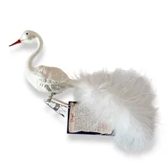 ASTIER de VILLATTE. INGE-GLAS ドイツ製　白鳥　ガラスオーナメント　クリスマスオーナメント　アスティエのサムネイル
