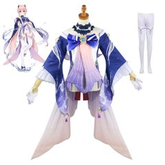 原神 珊瑚宮心海 コスプレ 衣装 ウィッグ 靴 セット - メルカリ