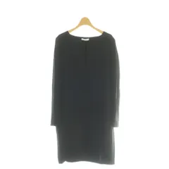 ザロウ THE ROW VATIA DRESS ワンピース レーヨン 長袖 シルク裏地 Vネック XS 黒 ブラック 4941 W730 ■GY19 /SY ■OSのサムネイル