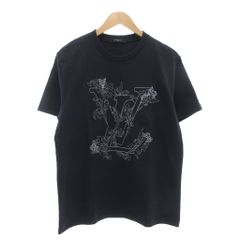 希少2XL✨️ルイヴィトン エンブロイダリー LVフラワー刺繍 Tシャツ