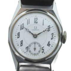 OH済 保証付】オメガ 1943年製 アンティーク腕時計ボーイズサイズ