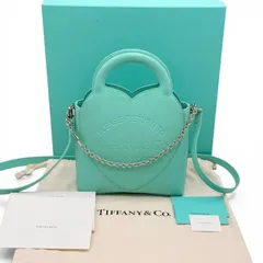 TIFFANY&Co. ティファニー リターントゥティファニー ハート レザー 2WAY ブルー レディース ハンドバッグ 稼働品のサムネイル
