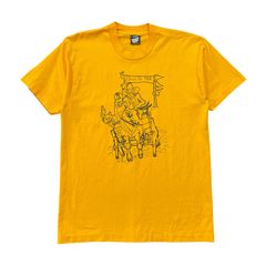 00s kolor アニマルプリント 黄色 半袖 tシャツ カットソー メンズ 