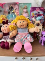 cabbage patch kids 人形 ブロンド パープルチュチュ - メルカリ