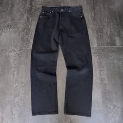90s Levi's 501 Black Denim Jeans W30 Made in USA Button Fly Straight 90s リーバイス 501 ストレートデニム メンズ W30 ブラック ボタンフライ USA製