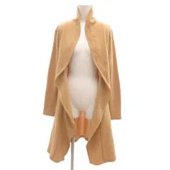 トッコ TOCCO ラップカーディガン ロング 茶 ブラウン ショールカラー 長袖 オープンフロント ECF003 /KR ■ECF003のサムネイル