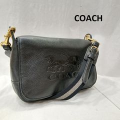 極美品 COACH カメラバッグ フラップ ターンロック チェーンショルダー 