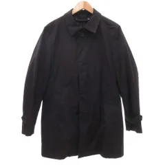 ジョセフオム JOSEPH HOMME ステンカラーコート 48 ブラック 黒 無地 長袖 /SC ■GY66のサムネイル