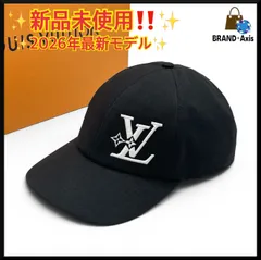 【新品未使用】ルイヴィトン Louis Vuitton キャップ・LV スマッシュ 帽子 ブラック M7608Lのサムネイル