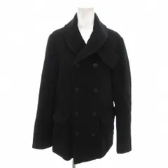 アーバンリサーチ URBAN RESEARCH 美品 ピーコート ウール 38 紺 ネイビー ダブルブレスト ショールカラー 長袖 WMG-1921840T /HW ■ECF001のサムネイル