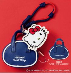 未使用】Hello Kitty×PEARLYGATESぬいぐるみポーチネイビー - メルカリ