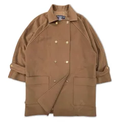 【BURBERRYS】　Burberry coat ウールコート　フランス製　古着　ブラウンのサムネイル
