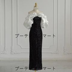 13号 社交ダンス スパンコール パーティードレス ブラック - メルカリ