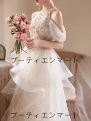 人気商品 新品 アイボリーホワイトのプリンセスドレス 清楚さと華やかさを両立