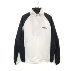 Callaway キャロウェイ ゴルフ ハーフジップ ウインドブレーカー L ホワイト プルオーバー 2WAY メンズ 古着のサムネイル