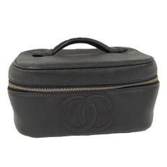 CHANEL 三つ折り財布 コンパクトウォレット マトラッセ キャビアスキン