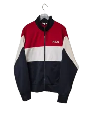 FILA フィラ オールドスクール 正規品 メンズ 秋冬用 機能性 メンズ ジップアップ トラックジャージ ジャケット 95のサムネイル