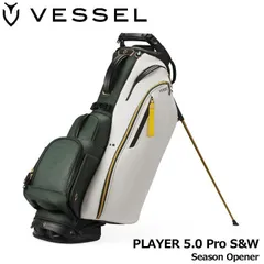 新品★ベゼル★VESSEL★Player プレイヤー 5.0 プロ スタンド★シングル、ダブル ストラップ★2026★9.5型 4.2kg★SEASON OPENER グリーン★限定のサムネイル