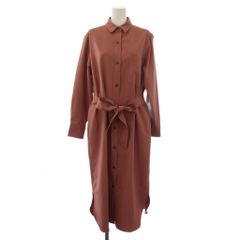 未使用級✨】 SOÉJU ソージュ 洗える シャツワンピース ピンクベージュ