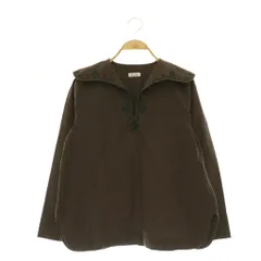 スティーブンアラン Steven Alan CORD EMBROIDERY BIG COLLAR BLOUSE ビッグカラーブラウス 長袖 プルオーバー コード刺繍 S ブラウン /MY ■OSのサムネイル