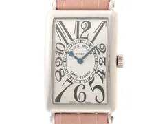FRANCK MULLER フランクミュラー  ロングアイランド　1002QZ 腕時計 ステンレス/クロコダイル  クオーツ シルバーギョーシェ文字盤 メンズ【中古】【473】のサムネイル