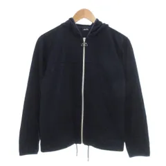 エレッセ ellesse パーカー M 紺 ネイビー 長袖 フード付き ジップアップ /SC ■ECF003のサムネイル
