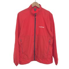 美品△mont-bell モンベル ウィンドウブラストジャケット 灰 Ⅿサイズ 