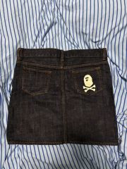 A BATHING APE デニムミニスカート - メルカリ