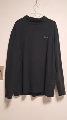 FILA ブラック タートルネック 起毛 長袖Tシャツ 100 229番のサムネイル