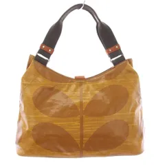 オーラカイリー orla kiely Classic Zip Shoulder Bag ハンドバッグ ワンショルダーバッグ 総柄 茶 キャメル /TKのサムネイル