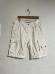 イタリア製 ブルネロクチネリ 高級コットン ハーフパンツ ショーツ 白