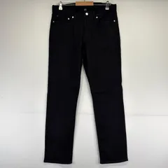 古着 カルバンクラインジーンズ Calvin Klein Jeans パンツ コットンパンツ スキニー ストレート 5ポケット W32×L32  ブラック系 メンズ