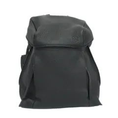 【天白】ロエベ Tバックパック リュック ブラック シルバー金具 レザー アナグラム ロゴ 鞄 メンズ レディースのサムネイル