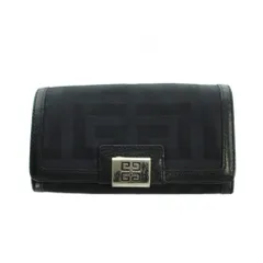 ジバンシィ GIVENCHY 長財布 ウォレット キャンバス レザー 4Gロゴ 黒 ブラック ■GY11 /MQのサムネイル