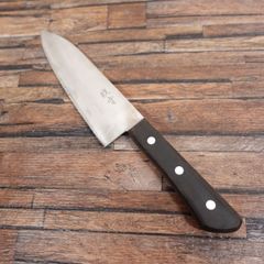 ONo.518 中古 貝印 関孫六 (紫鳳・特殊割込鋼) 両刃 三徳包丁 - メルカリ