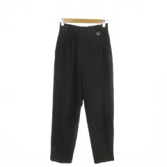 クリスチャンディオール Christian Dior SPORTS ゴルフウェア パンツ M 黒 ブラック プリーツ クロップド丈 /AO28 ■GY61のサムネイル