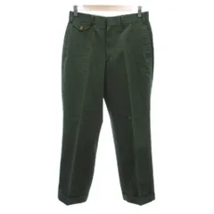 ジェイプレス J.PRESS 美品 チノパン 78 緑 無地 フルレングス 裾カフス /IL ■ECF004のサムネイル