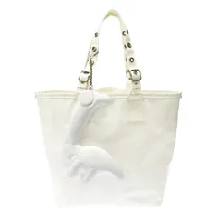 tricot COMME des GARCONS トリココムデギャルソン 21SS ポリ塩化ビニール×恐竜バルーントートバッグ TG-K203 ホワイトのサムネイル