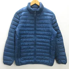 g■ユニクロ/UNIQLO ウルトラライトダウンジャケット【M】青/men's/K15【中古】■