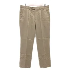 バーバリー ロンドン BURBERRY LONDON チノパンツ チノパン スリムテーパード 88 コットン100％ センタープレス ライトベージュ /SX ■ECD001のサムネイル