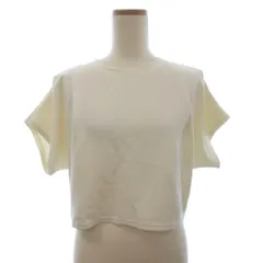 ダイアグラム Diagram 24SS ショート丈カットソー Tシャツ 半袖 無地 白 ホワイト 36のサムネイル