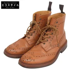 Tricker's　トリッカーズ　MALTON モールトン 7ホール ダイナイトソール ウィングチップ カントリーブーツ メンズ ブラウン系 8 M2508　8のサムネイル