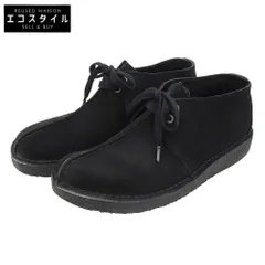 Clarks　クラークス　デザート トレック シューズ メンズ スエード ブラック 26.5cm　26.5