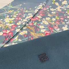 正絹振袖フルセット‼️有名京都着物友禅誂え✨駒刺繍花車文暈し染め